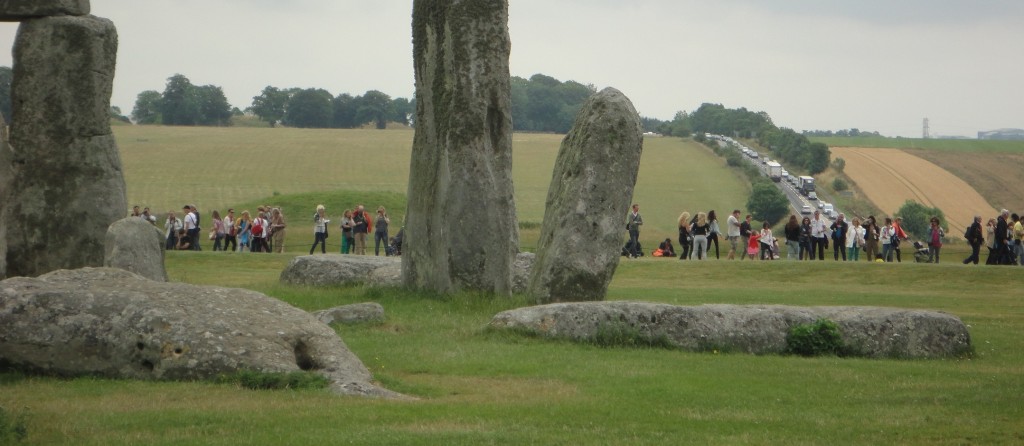 Stonehenge, with A303 in background