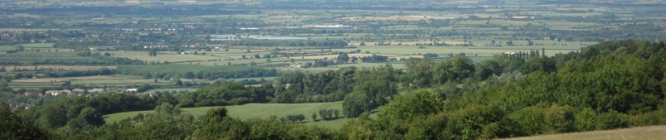 Broadway Tower: wide view of Birmingham