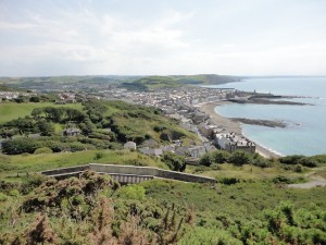 View of Aberystwyth, at the other end of the A44 from Chipping Norton