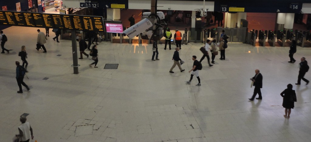 Facing your Waterloo: CCTV at the train station