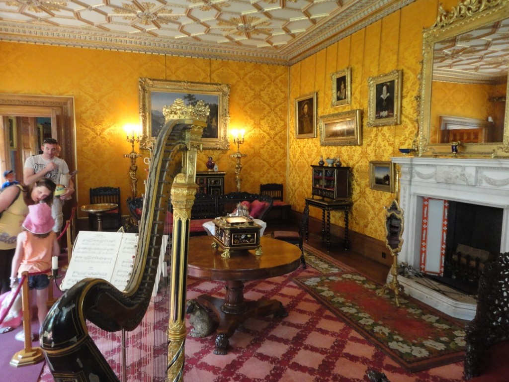 A museum of itself: a roped-off room at Charlecote Park